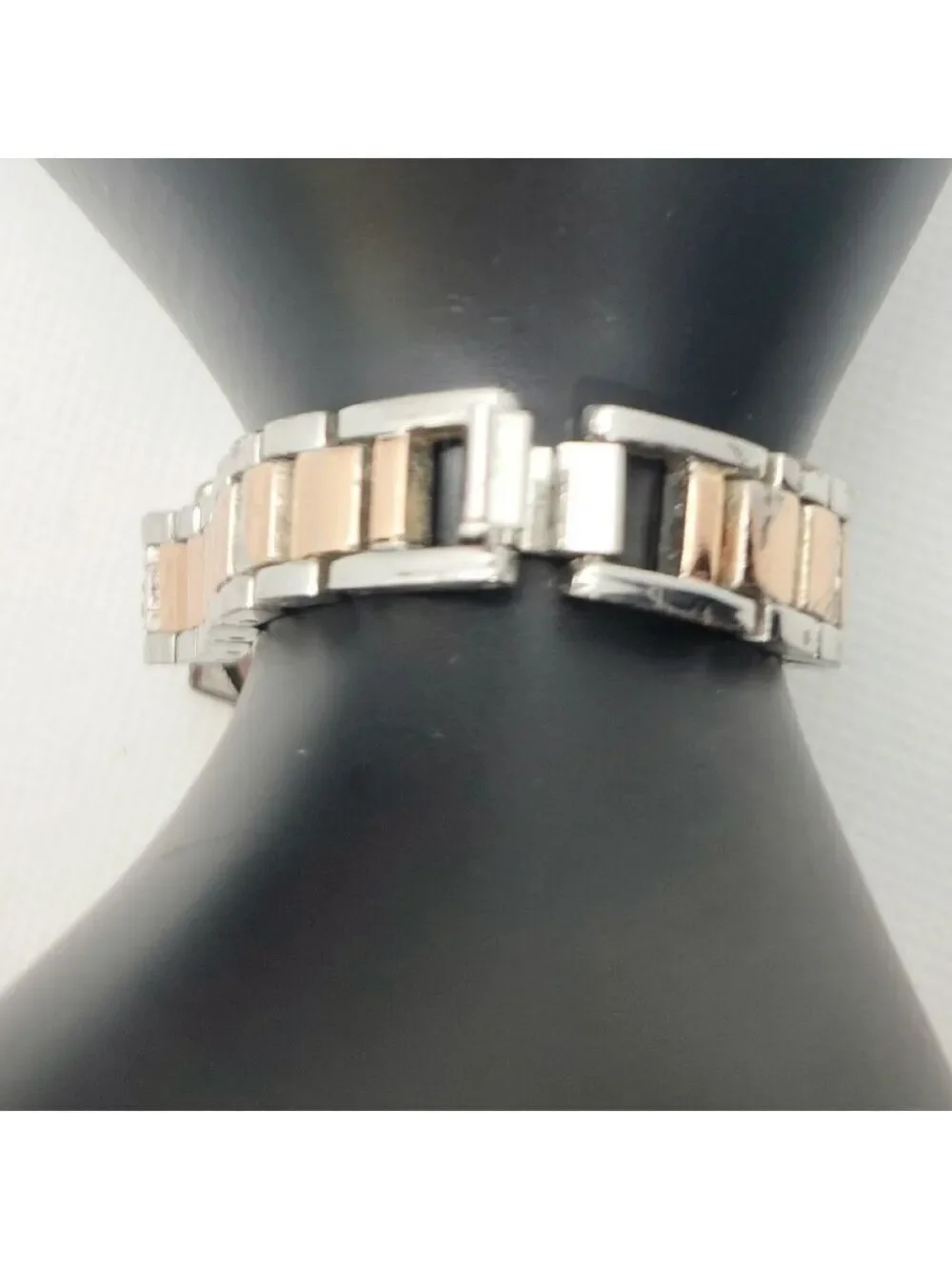 Womens Rose Gold Bi Color Japan Movement Watch